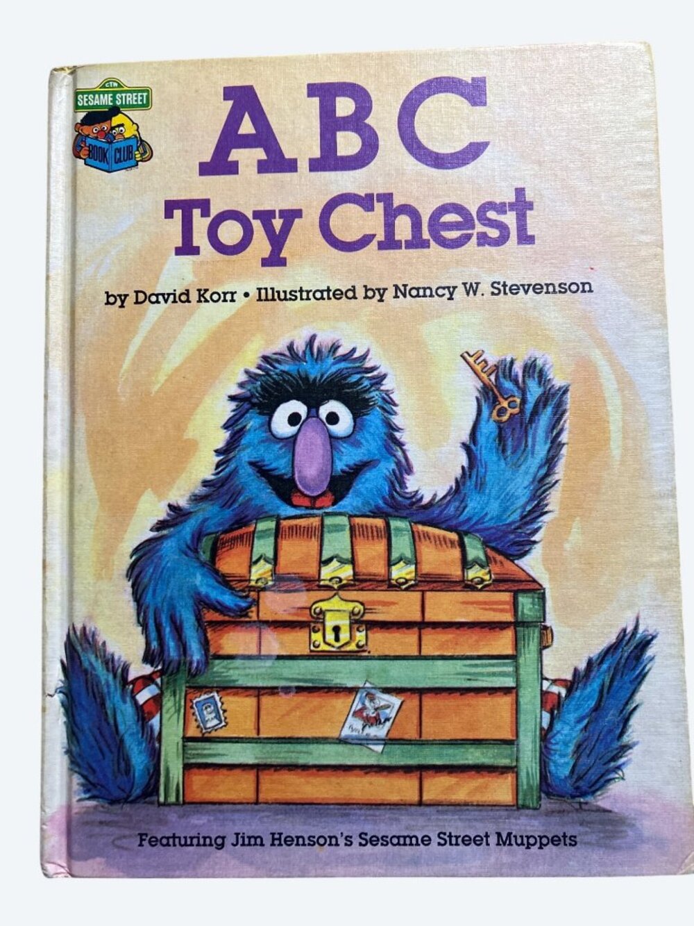 ABC Toy Chest By David Korr Featuring Sesame Street Muppets Hardcover 1981 Golde